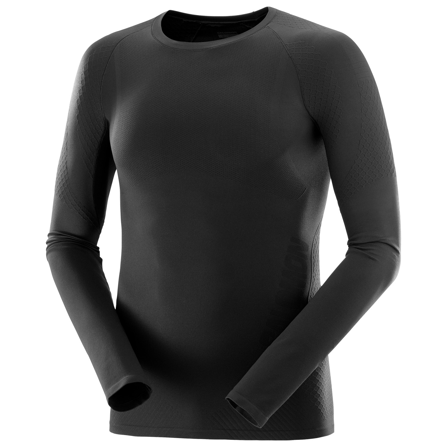 Беговая рубашка Salomon S/Lab Ultra L/S Tee Seamless, цвет Deep Black