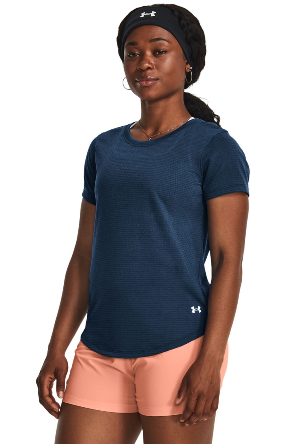 

Синяя футболка Streaker с короткими рукавами Under Armour, синий