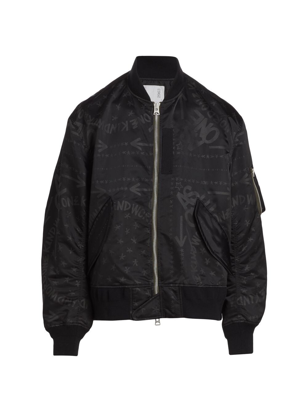 

Куртка-бомбер Eric Haze Bandana Sacai, черный