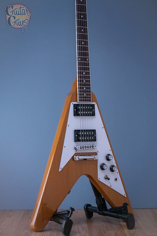 Электрогитара Gibson 70's Flying V Antique Natural