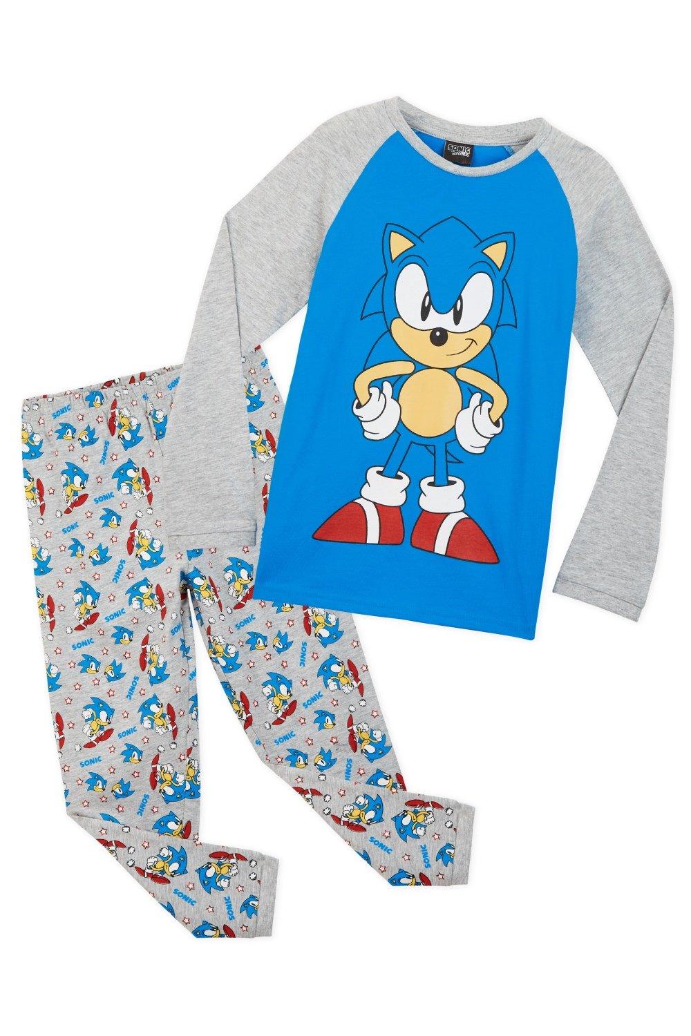 Пижамный комплект Sonic the Hedgehog, мультиколор пижама женский костюм пижама с принтом женская осенняя дышащая верхняя одежда с длинными рукавами домашняя одежда с деревянными ушками
