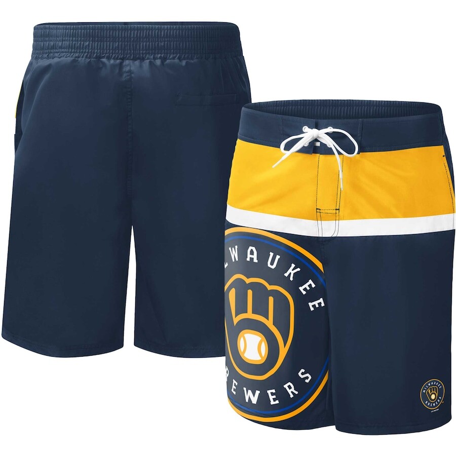 

Шорты G-III Sports by Carl Banks Milwaukee Brewers, нави
