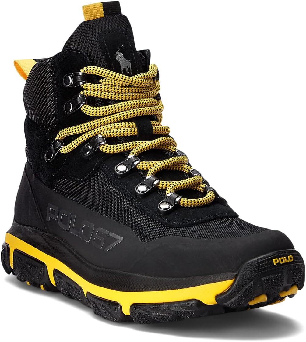 

Кроссовки Adventure 300 Mid High-Top Sneaker Polo Ralph Lauren, цвет Black/Yellowfin