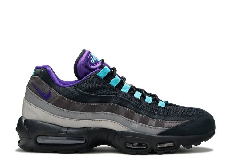 

Кроссовки Nike AIR MAX 95 'BLACK GRAPE', черный, Черный;серый