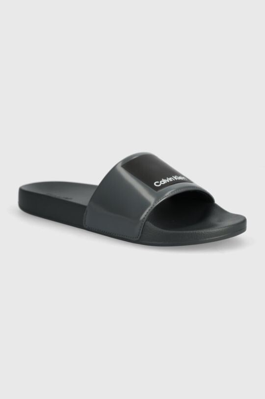 

Шлепки Calvin Klein, серый