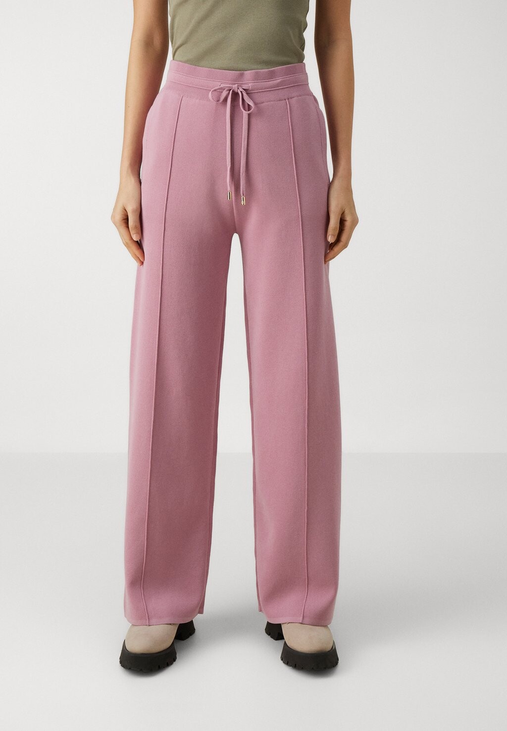 

Брюки из ткани GARDENIA Pinko, розовый