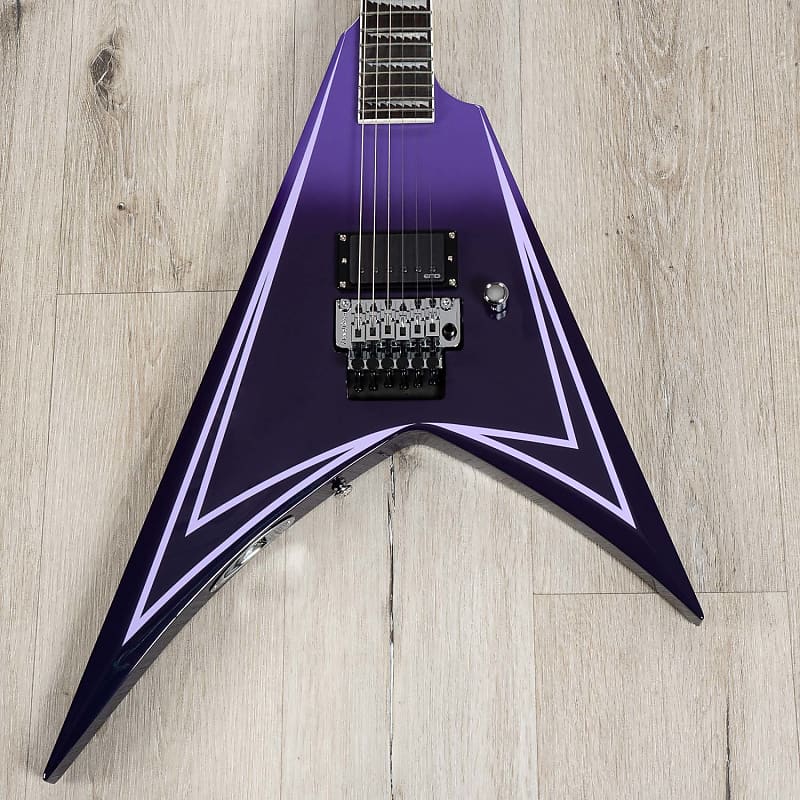 Электрогитара ESP LTD Alexi Hexed Alexi Laiho Guitar, Macassar Ebony Fretboard, Purple Fade with Pinstripes проклятый hexed