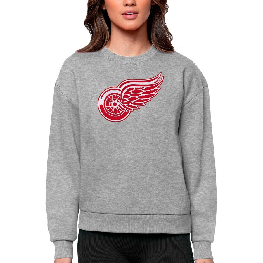 

Толстовка Antigua Detroit Red Wings, серый