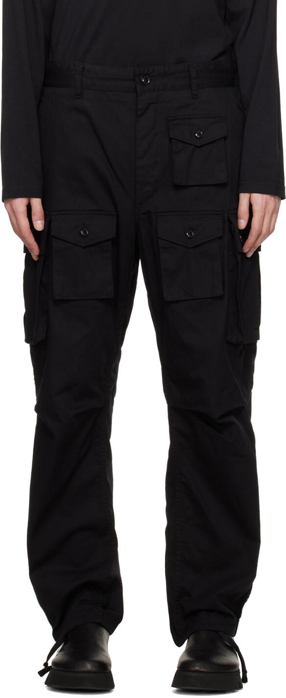 

Engineered Garments Эксклюзивные черные брюки-карго SSENSE FA, Черный