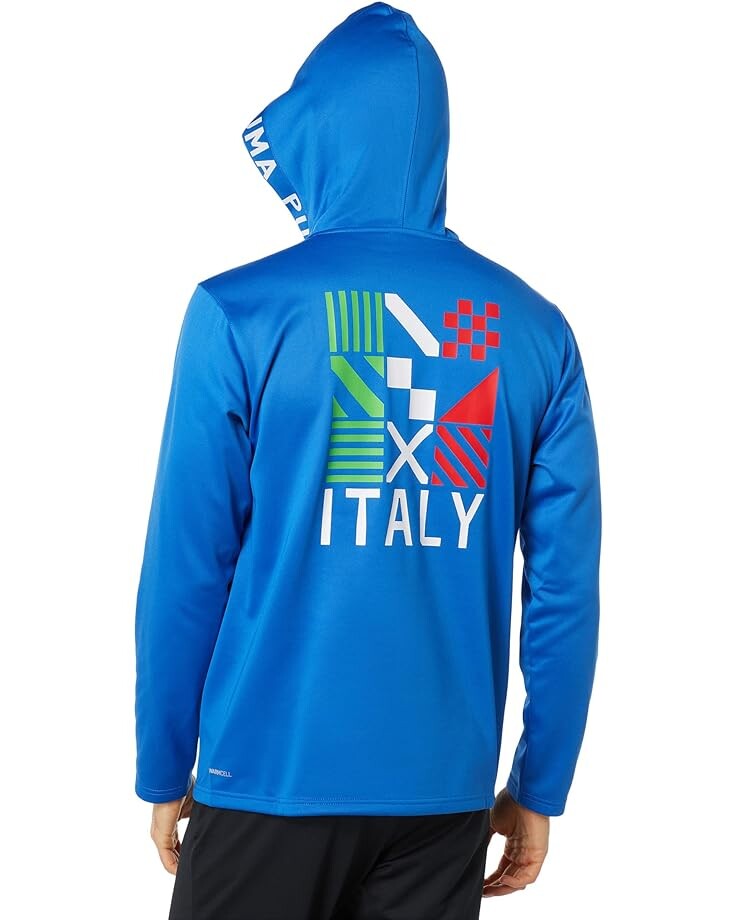 

Худи PUMA FTBL Core Italy Fleece Hoodie, цвет Team Power Blue/Puma White