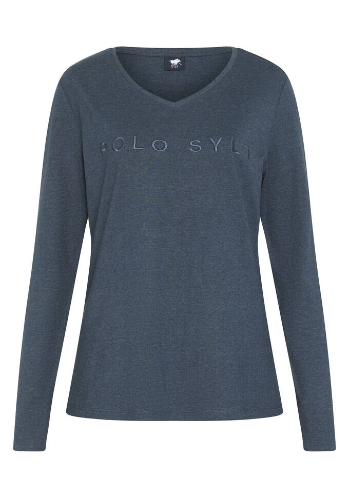 

Футболка с дизайном этикетки Polo Sylt, синий