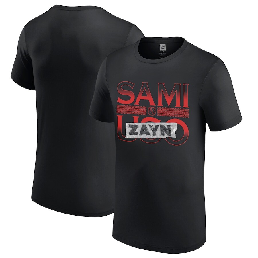 

Футболка с коротким рукавом WWE Authentic Sami Zayn, черный
