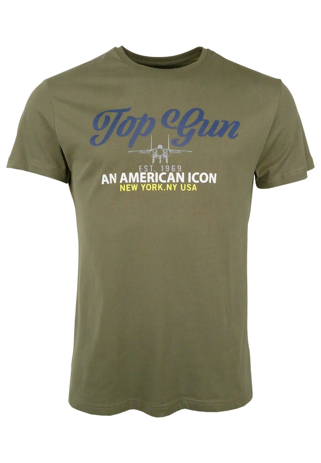 

Футболка с принтом TOP GUN, оливковый
