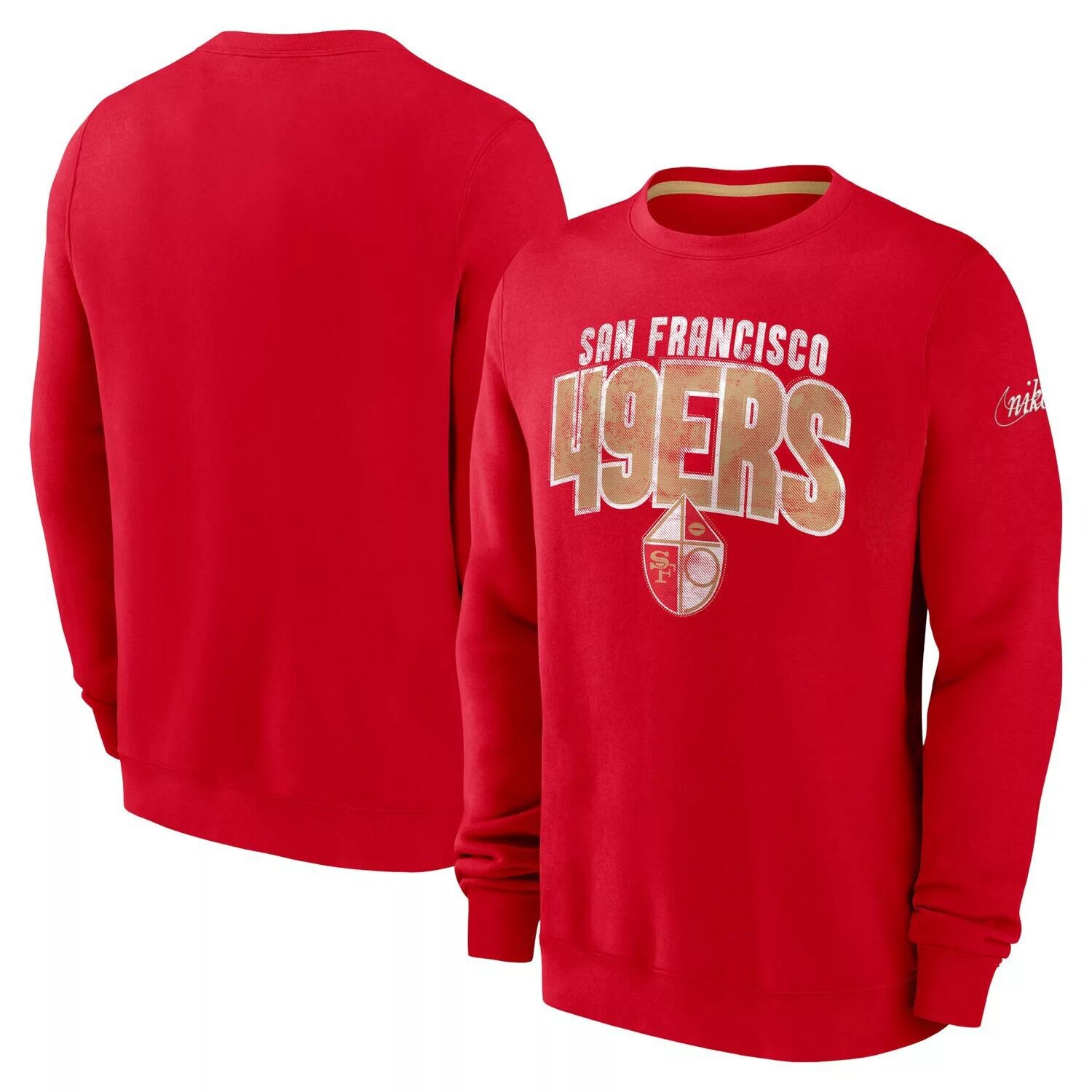 

Мужской пуловер-толстовка Nike Scarlet San Francisco 49ers Rewind Club