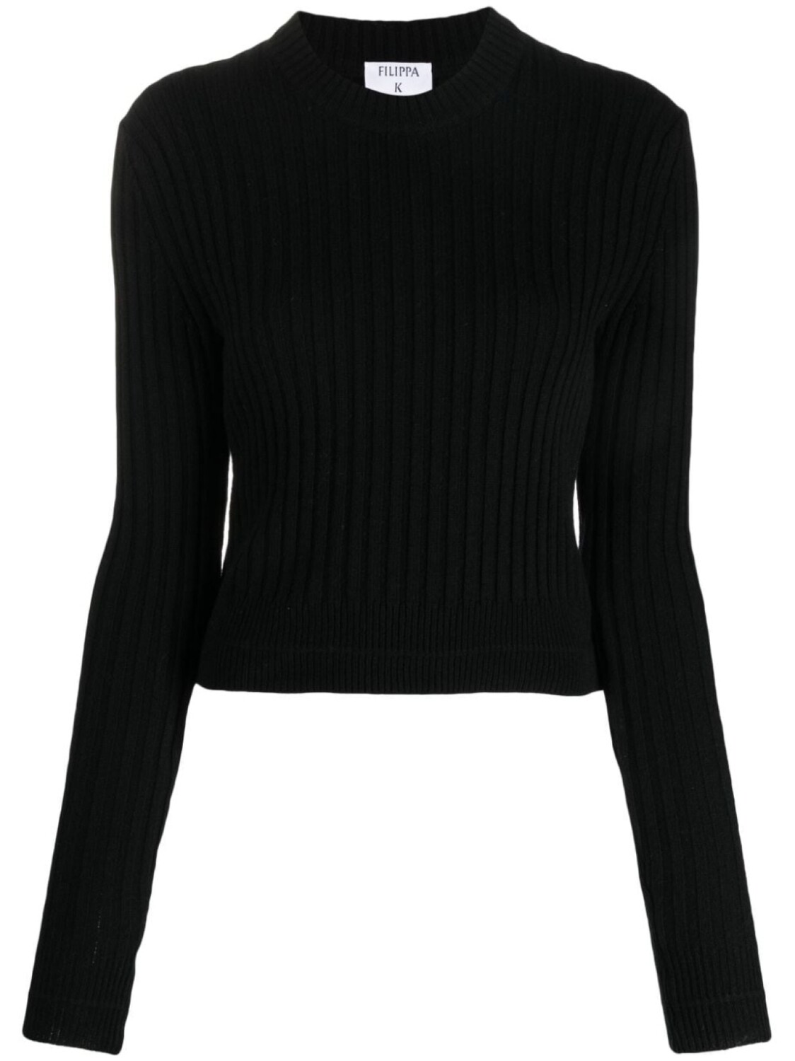 

Filippa K шерстяная толстовка с круглым вырезом, черный