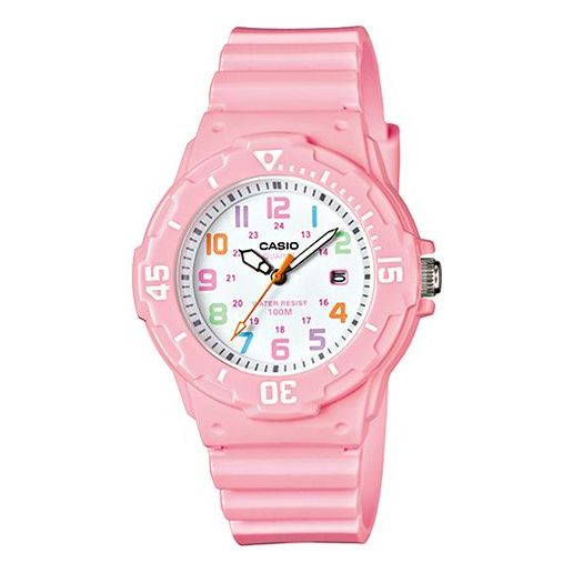 Часы CASIO Waterproof Sports Pink Analog, розовый