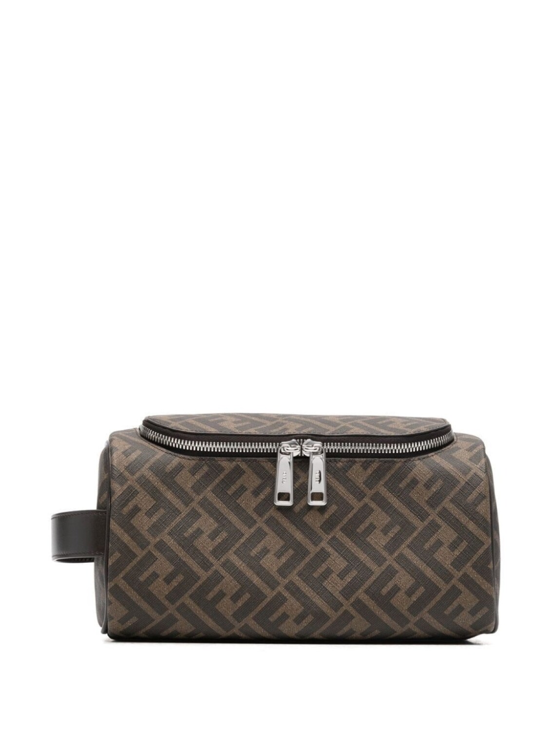 

FENDI несессер с узором FF, коричневый