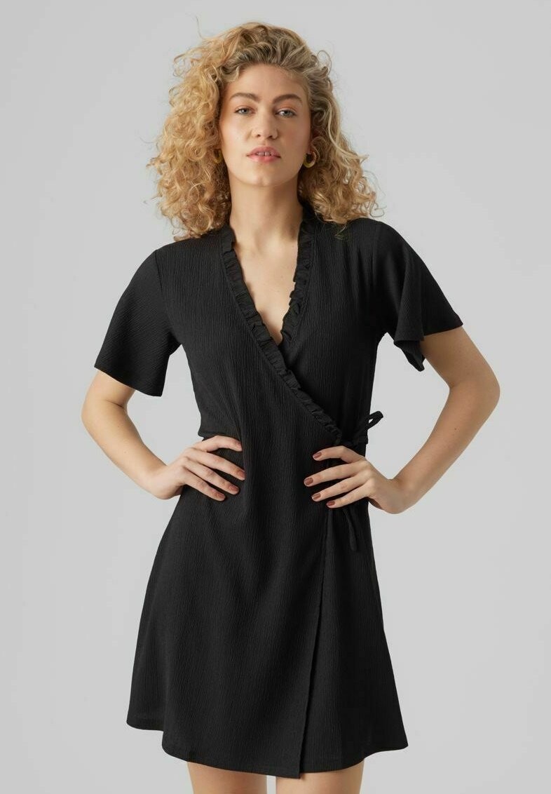 Летнее платье Vero Moda, черный платье летнее vmcaro dress vero moda черный