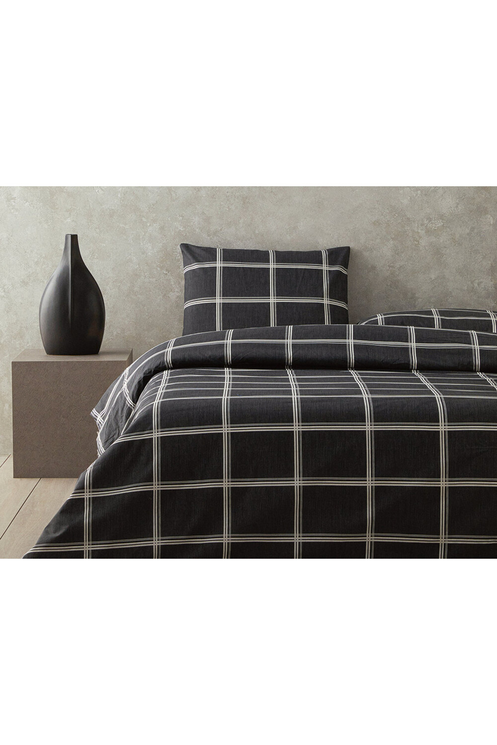 

Комплект пододеяльников English Home Glen Check Easy-Iron одинарный, антрацитовый