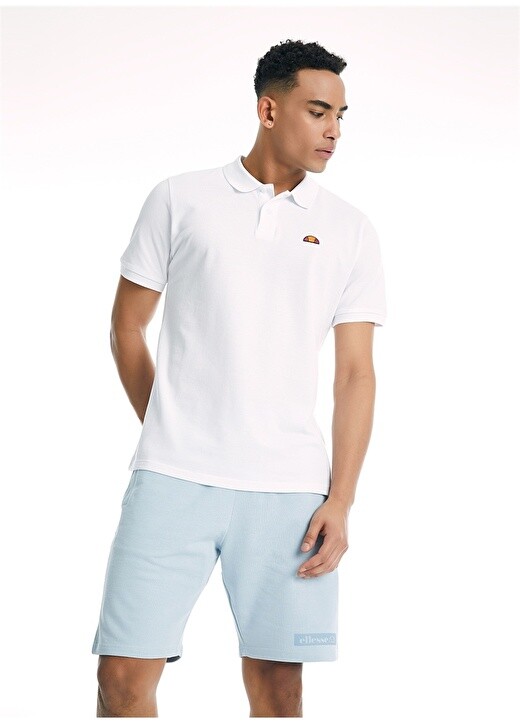 

Белая мужская футболка с круглым вырезом Ellesse, Белый