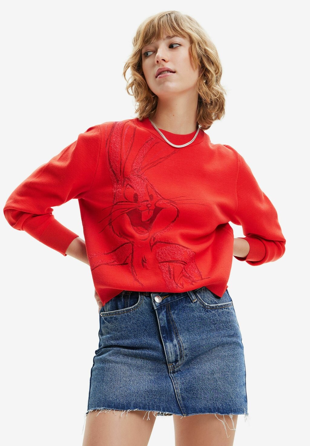 

Свитер Desigual, красный