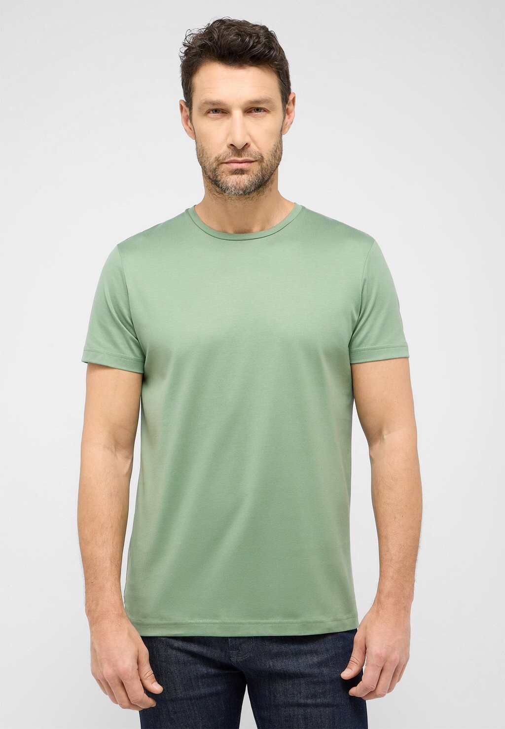

Футболка базовая SOFT TAILORING Eterna, цвет pistazie