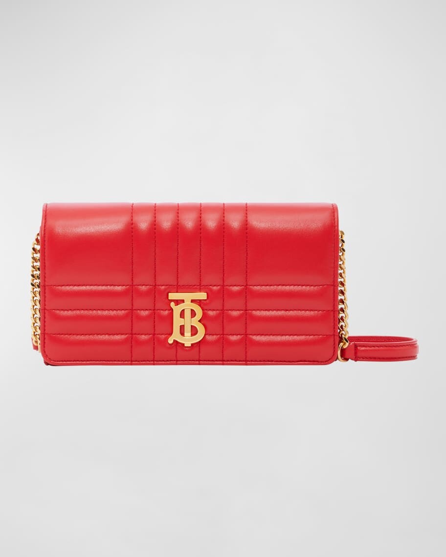

Кошелек Lola в стеганую клетку на цепочке Burberry