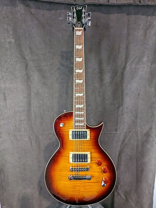 

Электрогитара ESP LTD EC-256 Flamed Maple Top Dark Brown Sunburst Electric Guitar