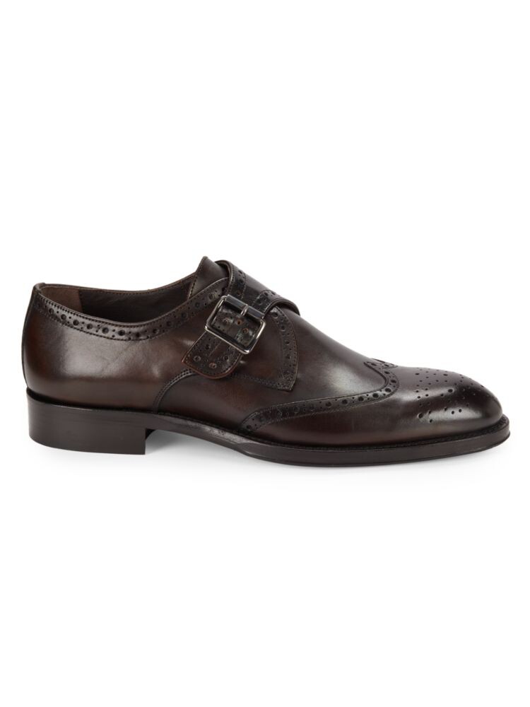 

Туфли Casella с ремешками Wingtip Bruno Magli, коричневый