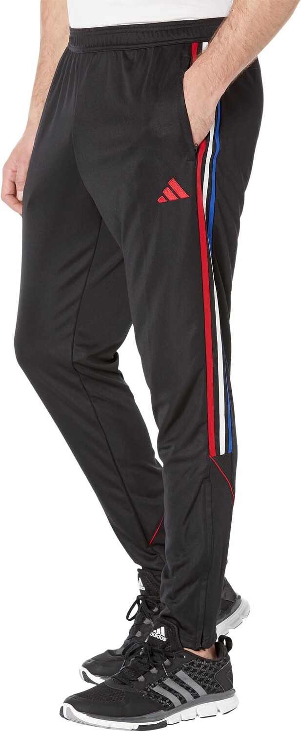 

Брюки Big & Tall Tiro '23 adidas, цвет Black/Team Power Red 2