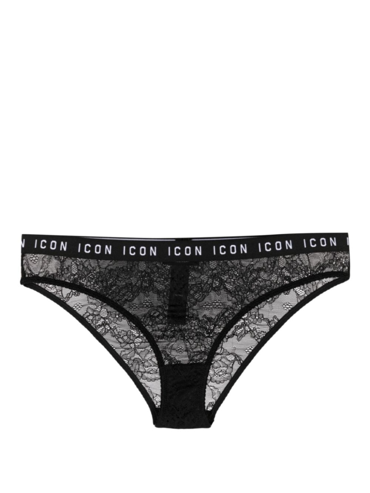 

Dsquared2 кружевные трусы-брифы Be Icon, черный