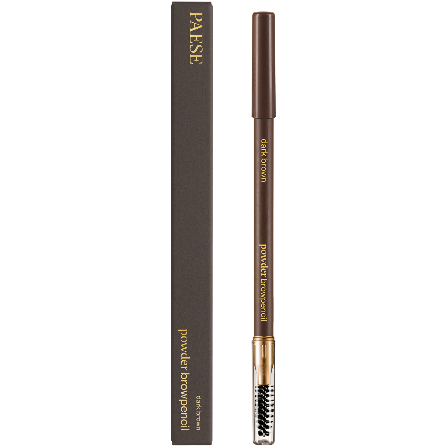 Темно-коричневый карандаш для бровей Paese Powder Brow Pencil, 1,19 гр