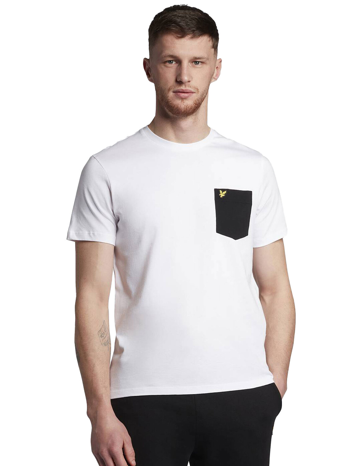 

LYLE & SCOTT Футболка с карманом, белый