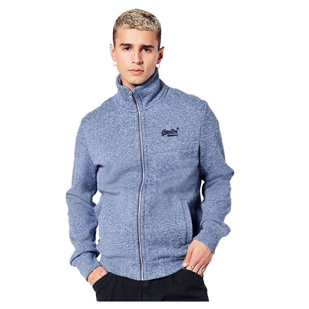 

Толстовка Superdry Vintage Logo Embroidered Full Zip, синий