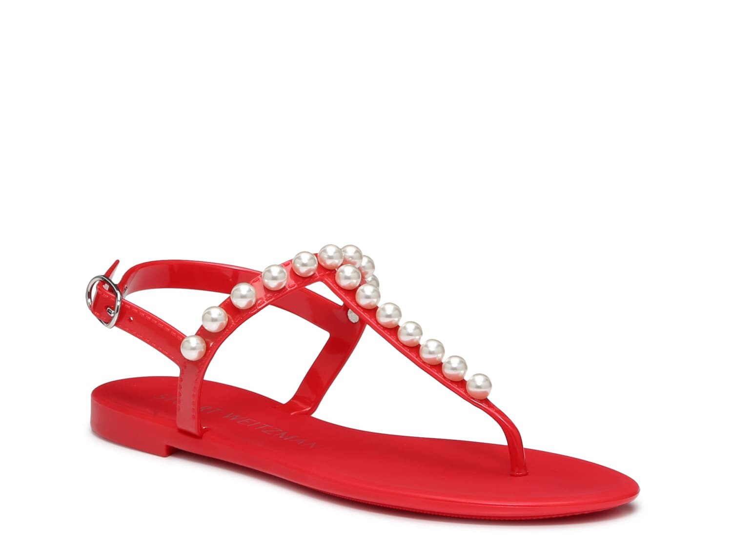 

Сандалии Stuart Weitzman Goldie Jelly, красный
