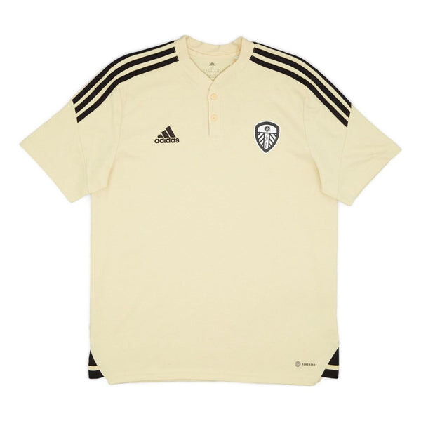 

Рубашка поло 2022 23 leeds united polo shirt asia sizing Adidas, бежевый