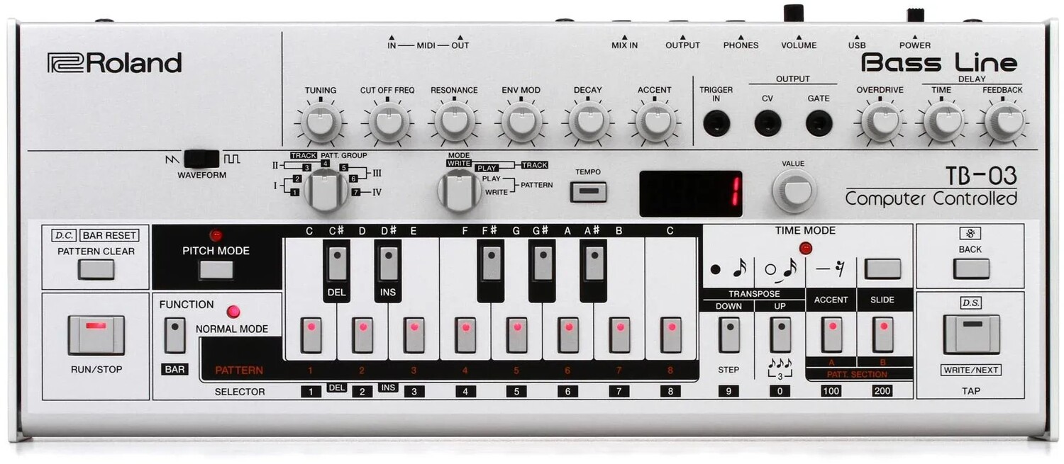 

Roland TB-03 Синтезатор басовой линии