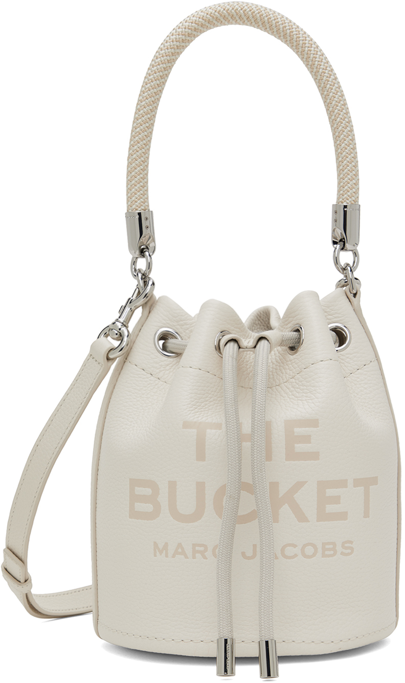 

Белая сумка The Leather Bucket Marc Jacobs