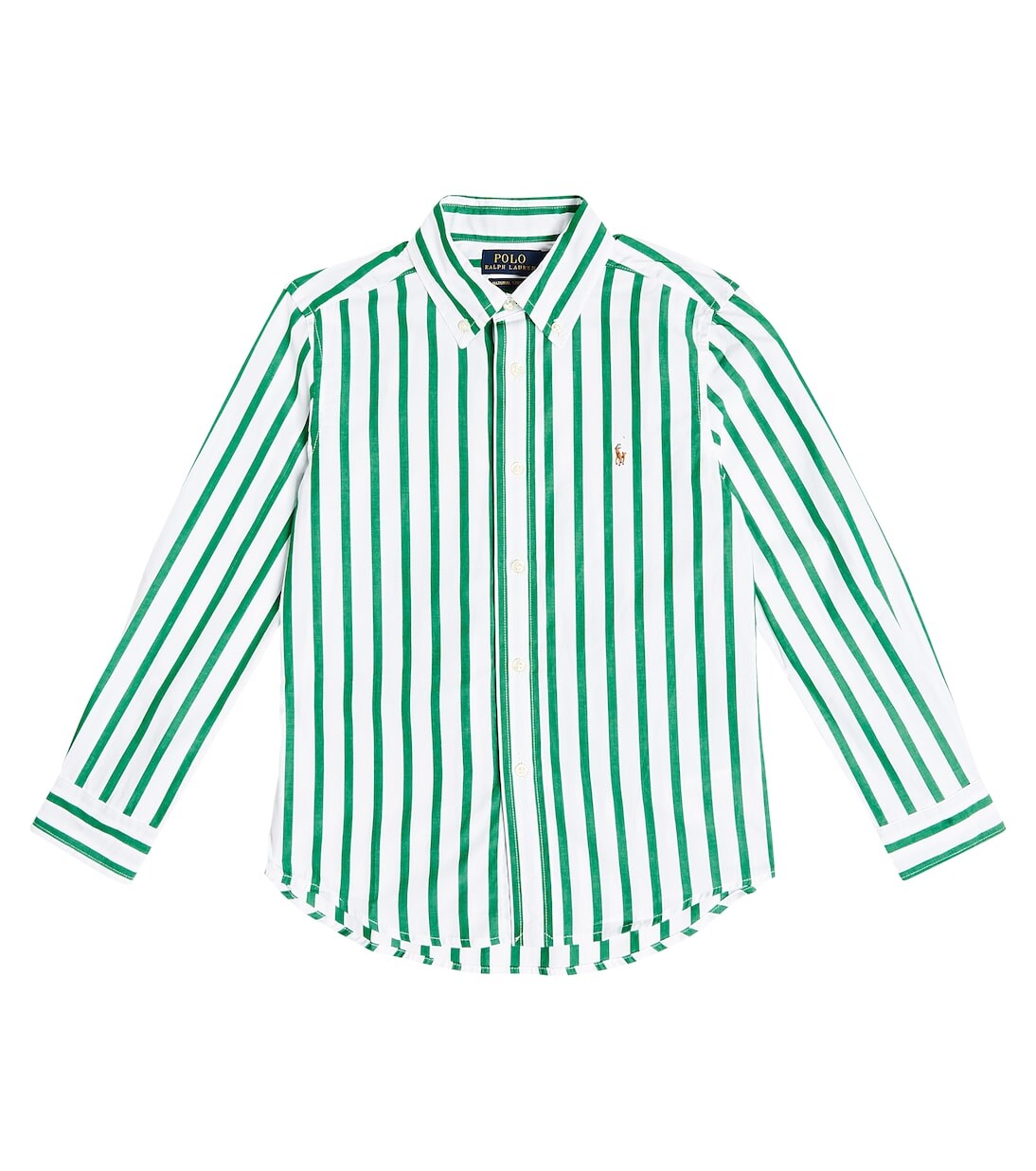 

Рубашка из хлопкового джерси Polo Ralph Lauren Kids, зеленый