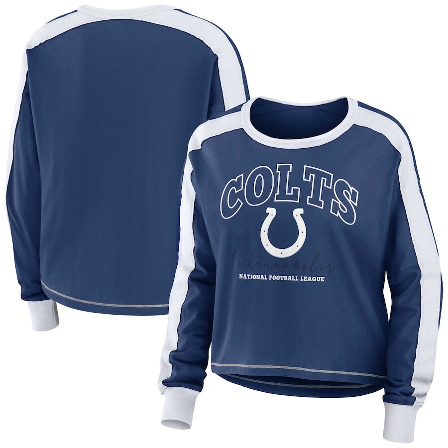 

Футболка с длинным рукавом WEAR by Erin Andrews Indianapolis Colts, роял