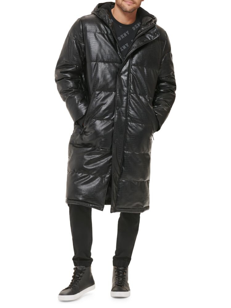 

Классическая парка с отделкой из искусственного меха Dkny, черный