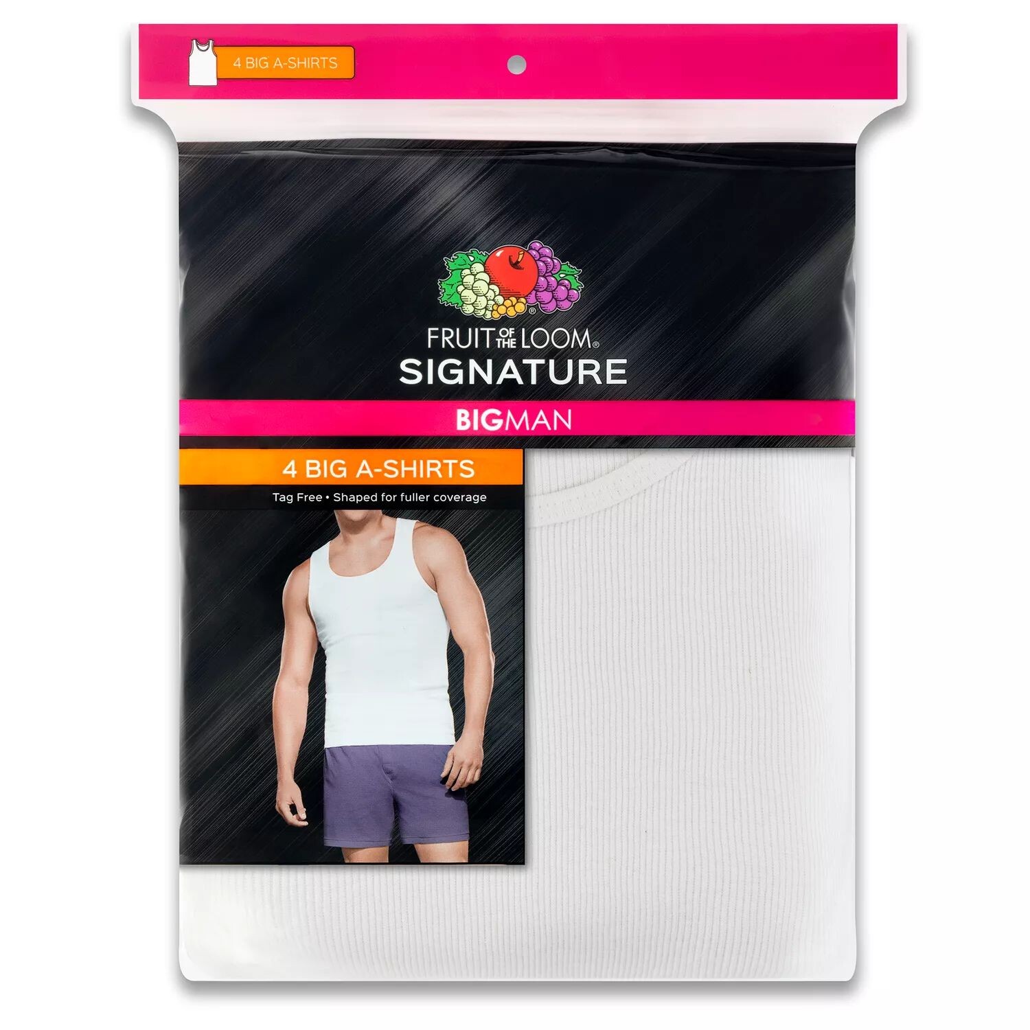 

Комплект из четырех фирменных футболок Big & Tall Fruit of the Loom
