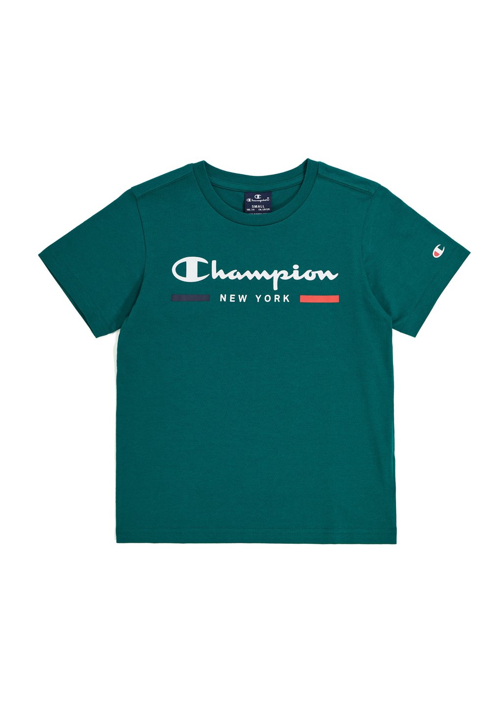 

Футболка с принтом CREWNECK GRAPHIC SHOP Champion, цвет green