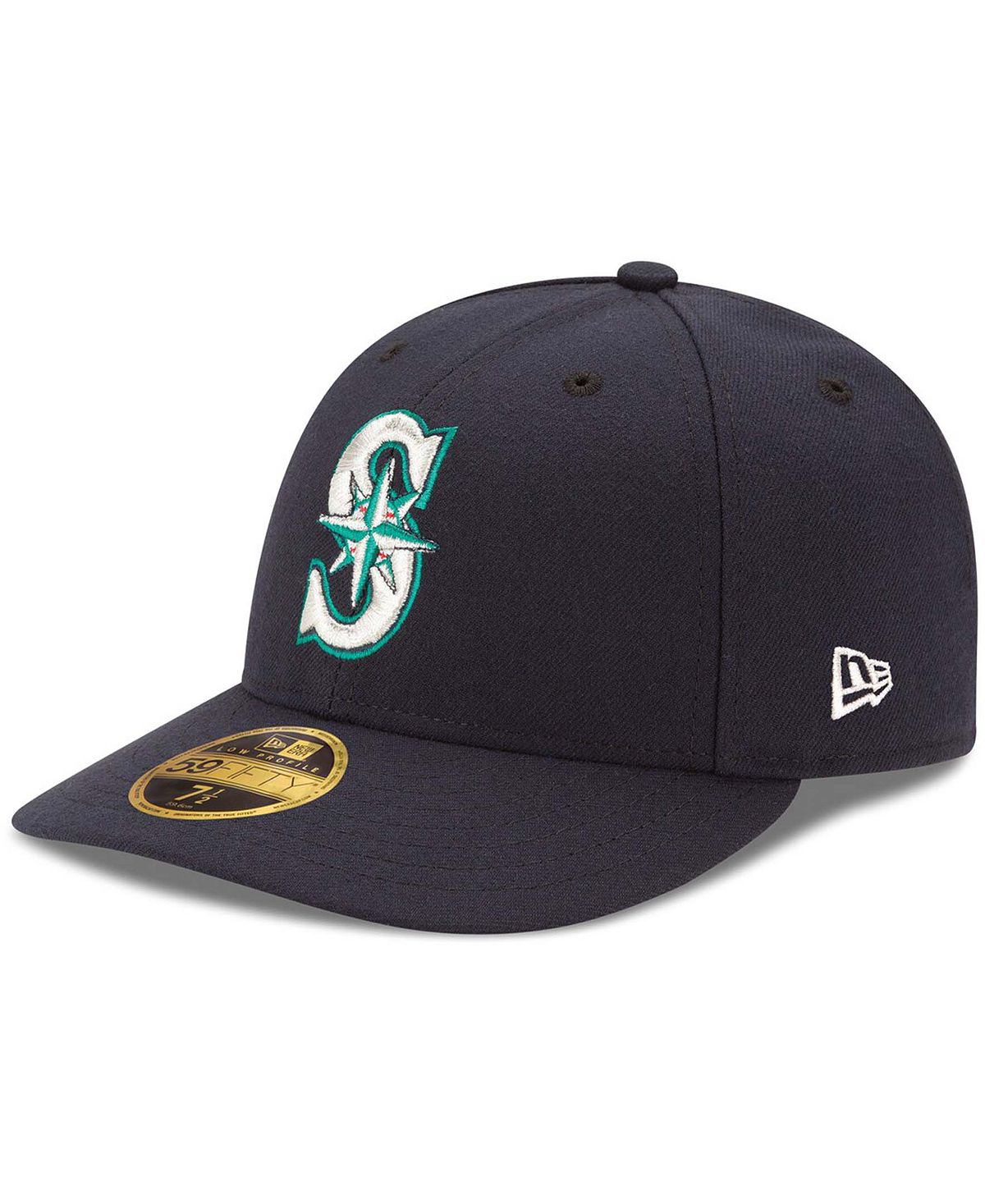 

Мужская темно-синяя шляпа Seattle Mariners Authentic Collection On Field Low Profile Game 59FIFTY. New Era