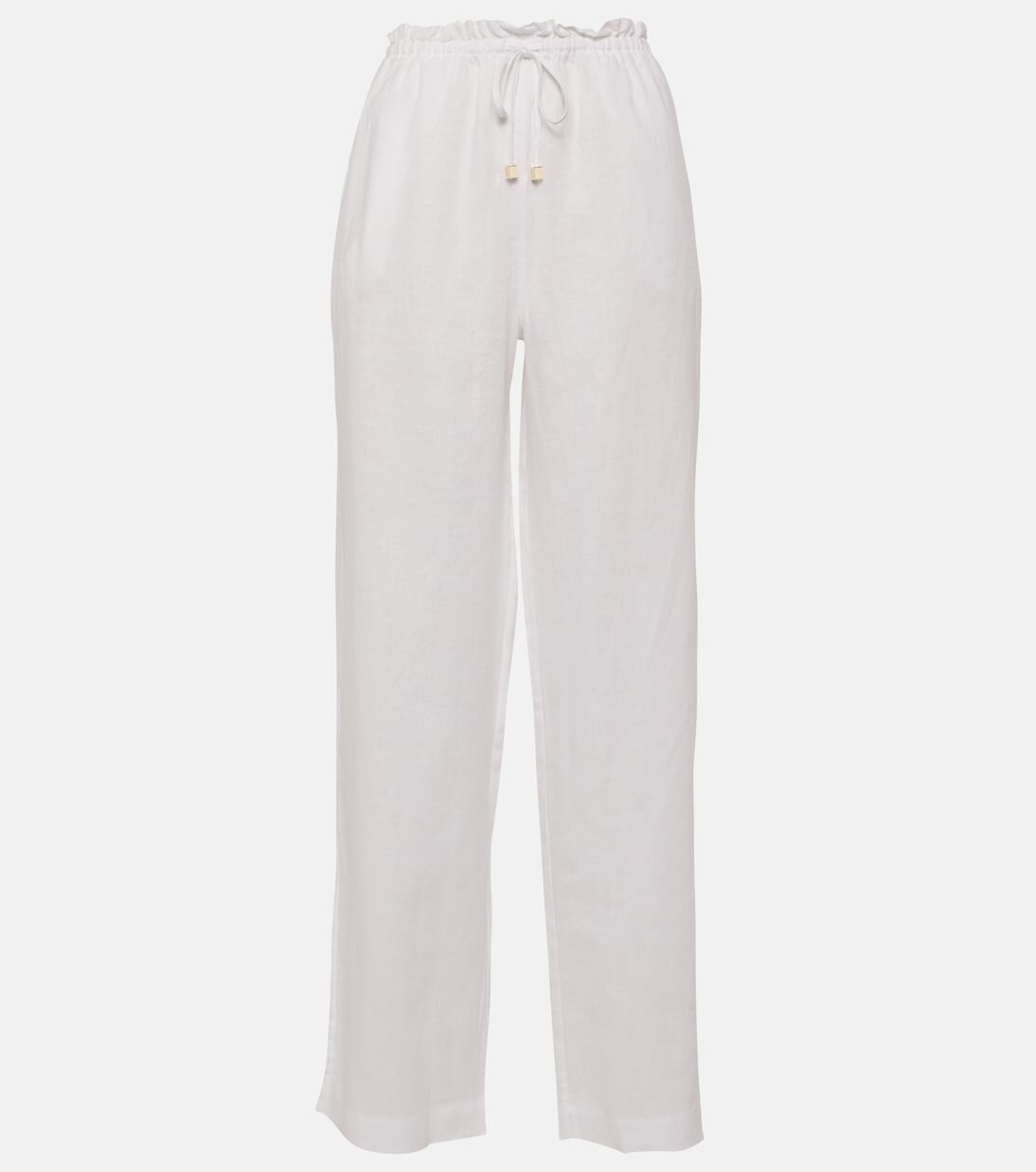 

Широкие льняные брюки White Bay Heidi Klein, белый