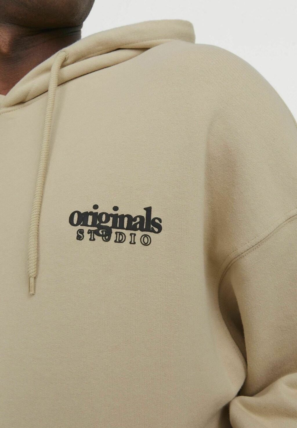 

Толстовка с капюшоном GEDRUCKT Jack & Jones, бежевый