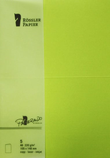 Бумажная Карточка А6 5 Шт. Лайм-Зеленый Inna marka
