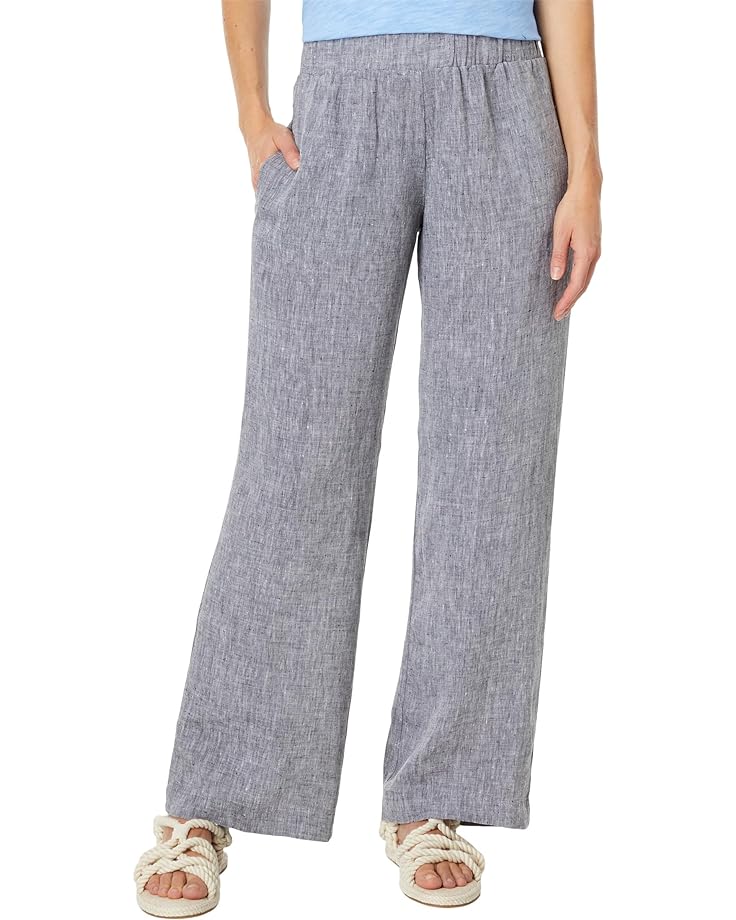 

Брюки Elliott Lauren Washed Linen - Wide Leg Pull-On, черный