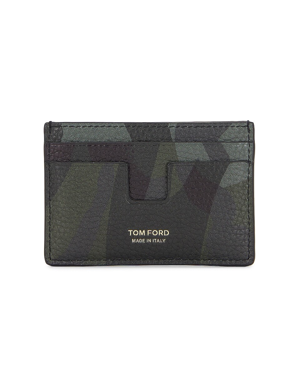 

Картхолдер Tom Ford Classic, цвет Dark Olive & Black
