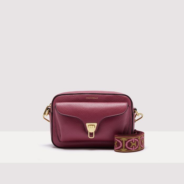 

Сумка через плечо из зерненой кожи Coccinelle BEAT SOFT RIBBON SMALL, красный